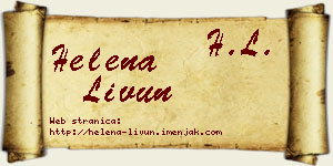 Helena Livun vizit kartica